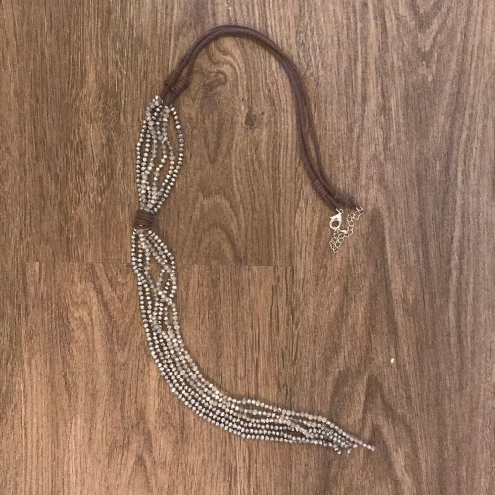 Beaded dangle necklace